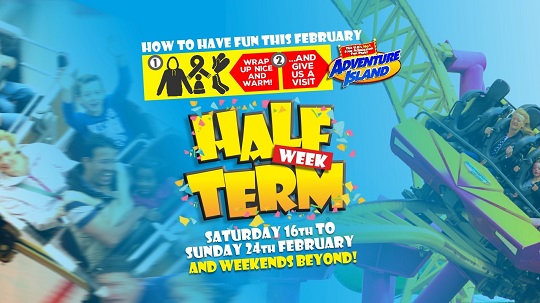 February Half Term 2019 at Adventure Island