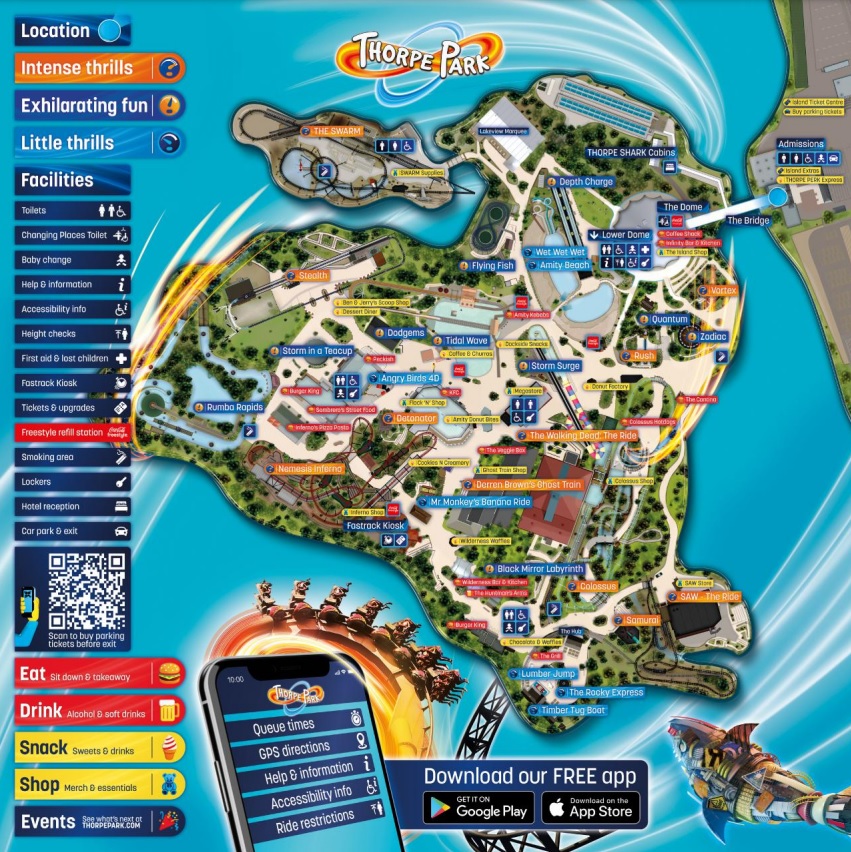 Rides & Attractions at Thorpe Park | Thorpe Park Guide | ThemeParks-UK