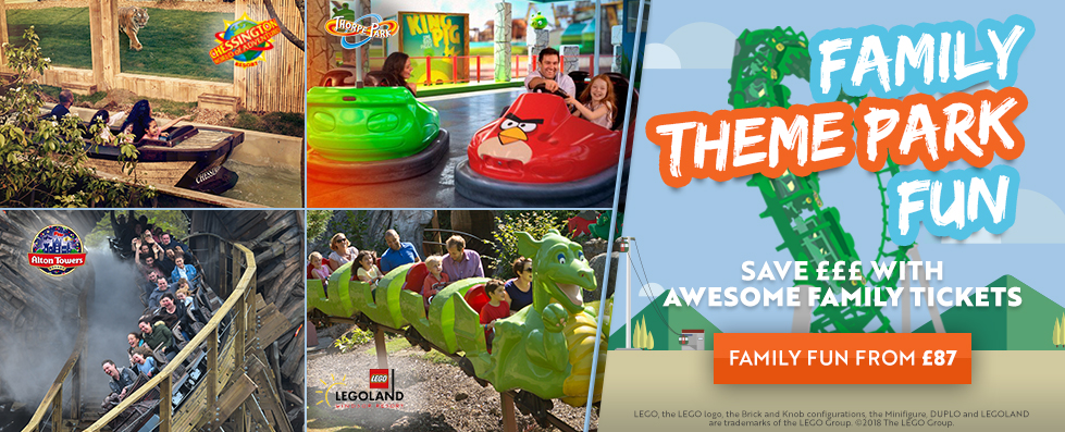 Family Ticket Deals: BIG savings on tickets for UK theme parks